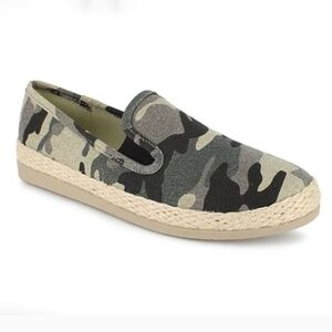 Esprit Espandrille Slip On Shoes Canvas 8.5 New